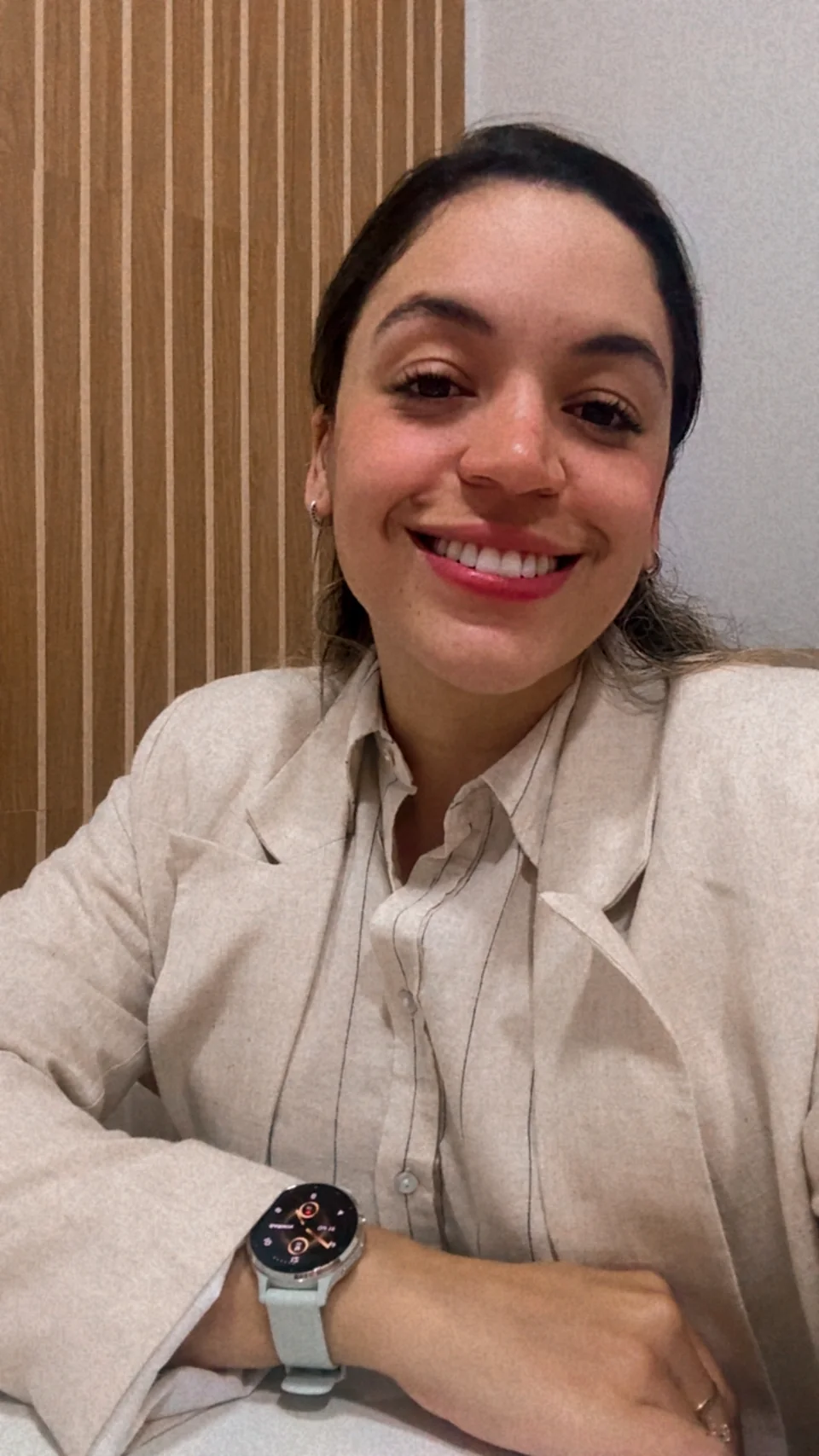 Jéssica Christien Silva em seu consultório
